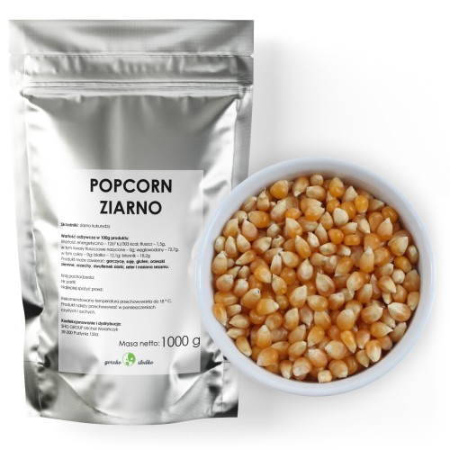 Popcorn kukurydza do prażenia